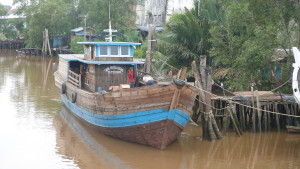 Sumatra Kuala Tungkai Wood Ship Ferry