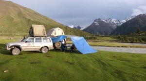 Camping in Tibet