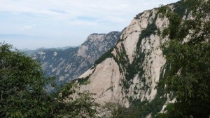 View of Mountains on Huashun Skywalk 4 