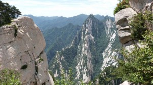 View of Mountains on Huashun Skywalk 7 